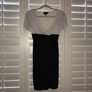 BLACK AND WHITE DRESS